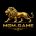 MGM Game golden lion logo on black background